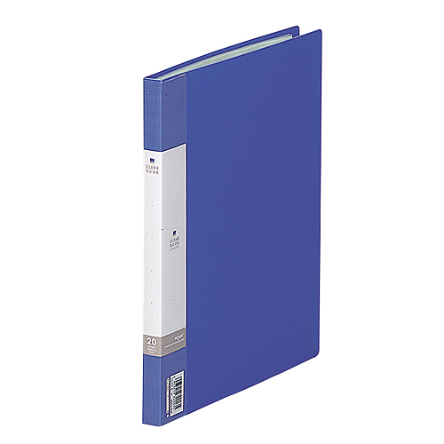 ﾘｸｴｽﾄ ｸﾘﾔｰﾌﾞｯｸ B5ﾀﾃ 20ﾎﾟｹｯﾄ 背幅16mm 青 1冊画像