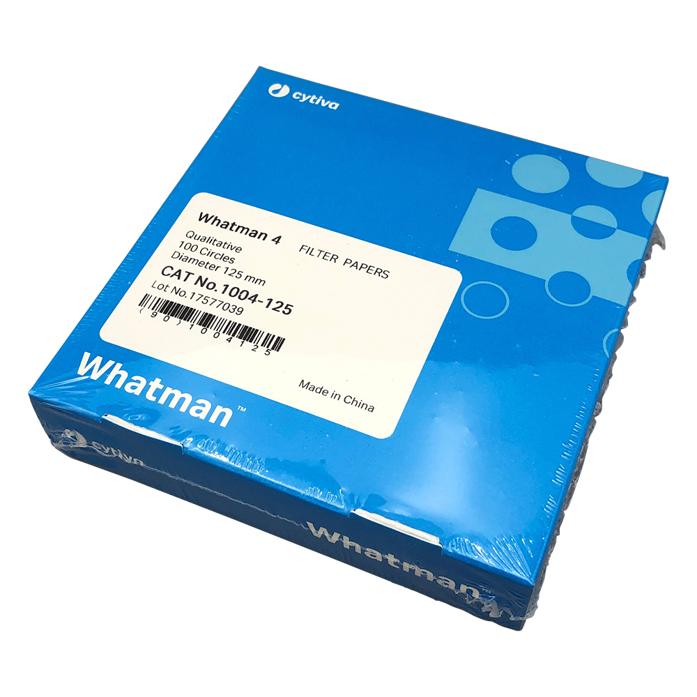 定性濾紙　円形No.4　12.5cm　100枚入画像