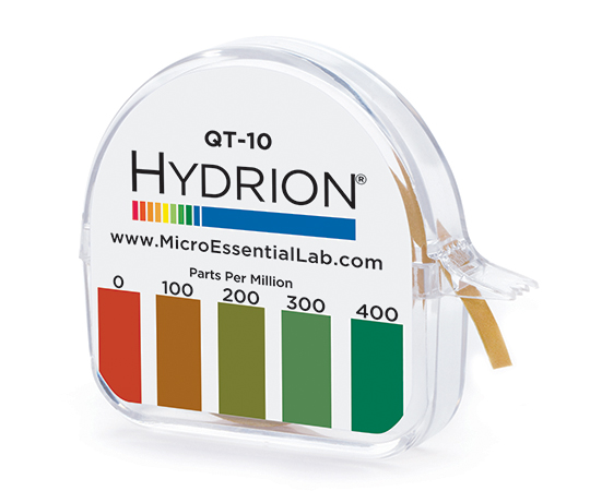 第四級アンモニウム試験紙 ロールタイプ ディスペンサー入 0～400画像