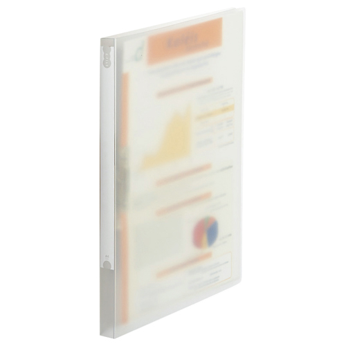 Zﾌｧｲﾙ(PP表紙) A4ﾀﾃ 100枚収容 背幅20mm ｸﾘｱ 1冊