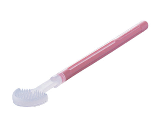 樹脂製やわらか舌掃除ブラシ　ピンク画像
