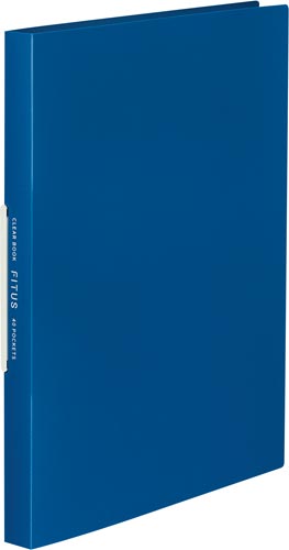 クリヤーブック＜ＦＩＴＵＳ＞固定式４０Ｐ　青６冊画像