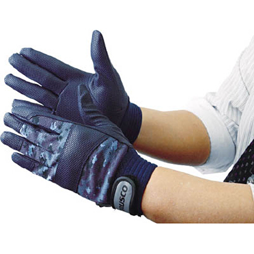 PU迷彩手袋 ﾌﾞﾙｰ迷彩 LL 1双画像