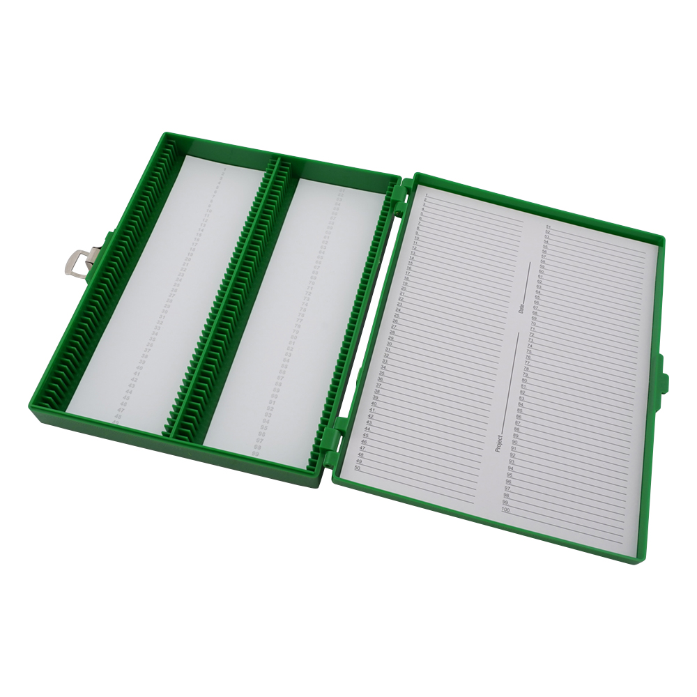 カラースライドボックス 100枚用 緑画像