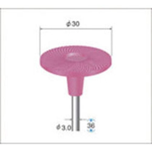 軸付ｺﾞﾑ砥石ﾃﾞｨｽｸ 1ﾊﾟｯｸ(5本)画像
