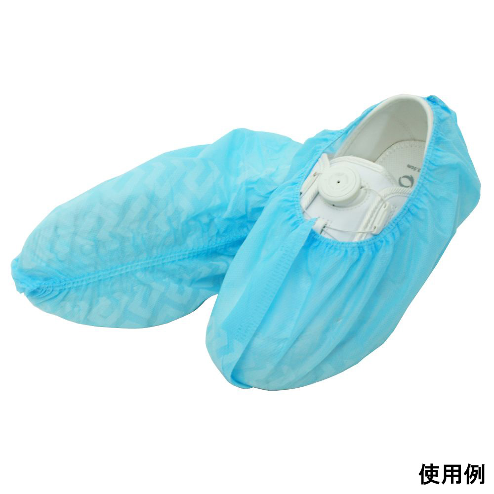 使い捨て不織布シューズカバー 滑り止め付 100枚入