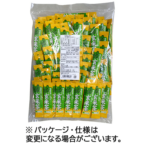 ｲﾝｽﾀﾝﾄ抹茶入り玄米茶ｽﾃｨｯｸ 1ｾｯﾄ(1000本:100本×10袋)画像