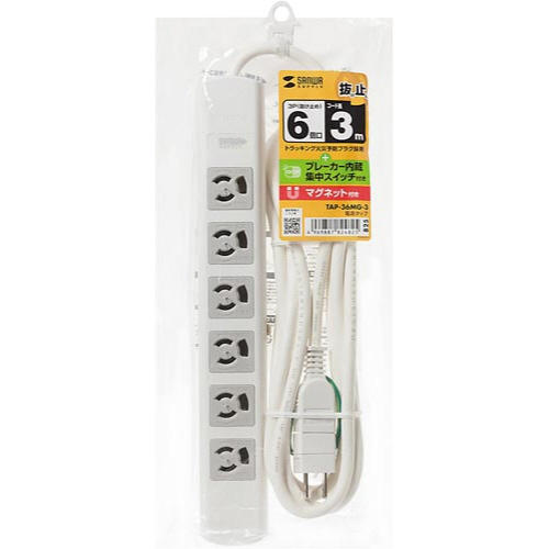 電源タップ　ＴＡＰ－３６ＭＧ－３