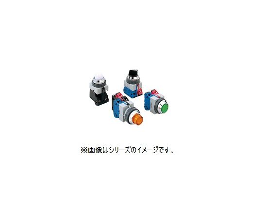 LED丸形(ドーム形)パイロットライト 照光色:赤 φ25画像