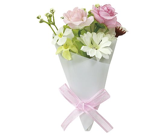 コサージュ・ブーケ手作りセット 自然素材を使用した色とりどりの花が並ぶ状態