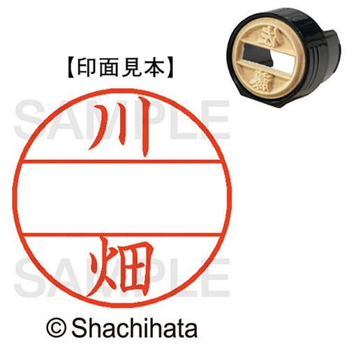 ﾃﾞｰﾀｰﾈｰﾑEX15号 ﾏｽﾀｰ部(印面) 既製 川畑 1個画像