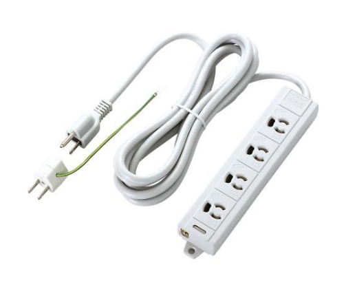 環境対応OAタップ　3P　4個口　3m画像