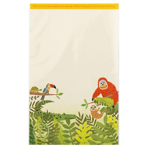 ラッピング用品 ANI-OP3L アニマルOPPギフトバッグ-3/ロング(50枚) ヘッズ画像