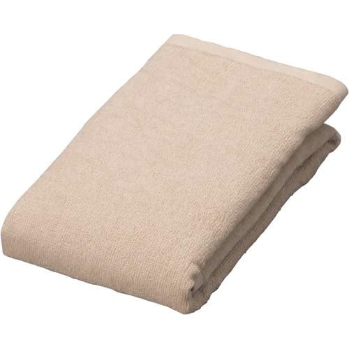 業務用スレン染め　フェイスタオル　ベージュ　５枚入画像