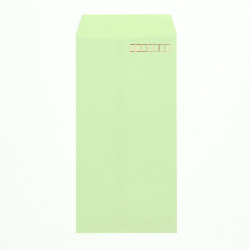 ヘイコー　カラー封筒　長３　ウグイス画像