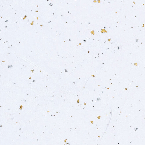 和紙 雲龍紙金銀振 白画像