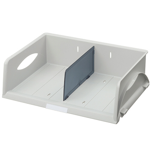 ﾌﾟﾗｽ ｿｰﾄﾄﾚｰ A4ﾖｺ ｸﾞﾚｰ 1個画像