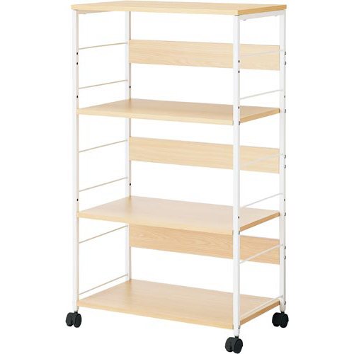 ＣＮデスクサイドワゴンＮ　ハイタイプ　ナチュラル画像