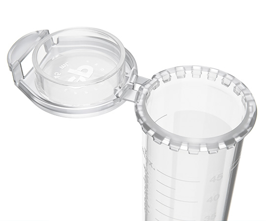 コニカルチューブ　SnapTec®　50　Eppendorf　quality　30本×8袋入 清潔な透明袋に入った30本のチューブが整然と並んでいる様子