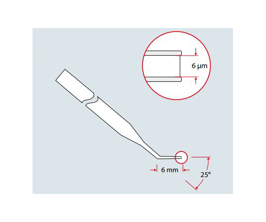 ピエゾドリルチップ Mouse ICSI 内径 6μm, 外径 8μm 1式（25本入）画像