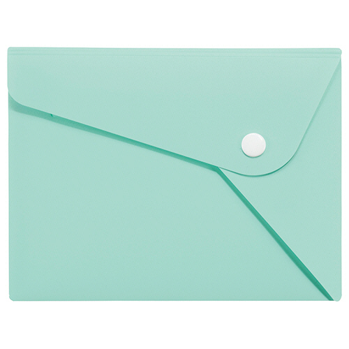 PPｶﾗｰﾎﾙﾀﾞｰ PELTO(ﾍﾟﾙﾄ) ﾎﾟｽﾄｶｰﾄﾞｻｲｽﾞ ﾐﾝﾄｸﾞﾘｰﾝ 1枚画像