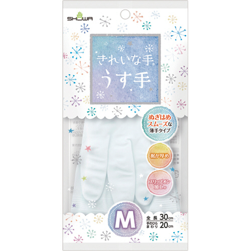 きれいな手 うす手 M ﾎﾜｲﾄ 1双画像