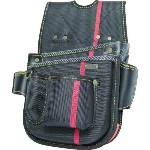 進化ｼﾘｰｽﾞ ﾈｲﾙﾊﾞｯｸﾞ(小) 黒/緋 右腰用 1個画像