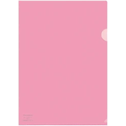 クリヤーホルダー　Ａ４　ピンク　１０枚入×１０画像