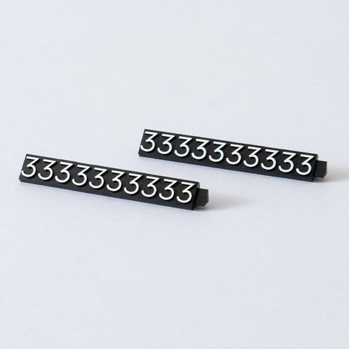陳列備品 ニュープライスキューブ補充L用(20粒) 黒/白 3 友屋 黒と白のカラーバリエーションが揃ったパッケージに整然と収められた補充用商品