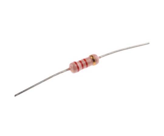 炭素皮膜抵抗器 RSシリーズ 2.2kΩ 1W ±5％ 1袋（10個入）