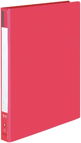 リングファイルボード表紙赤Ａ４縦背幅３０ｍｍ１０冊画像