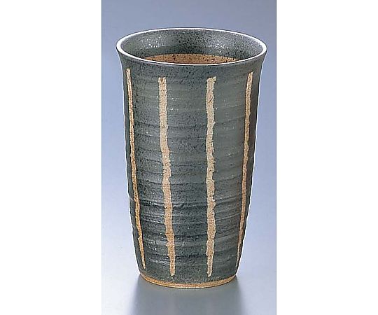 彫十草カップ　黒　（大）画像