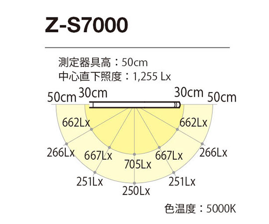 Z-LIGHT　LEDデスクライト　銀 光沢のある銀色の筐体が際立つデザイン