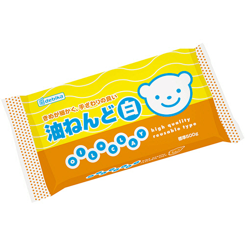 油ねんど(白) 標準500g 1ｾｯﾄ(30個)画像