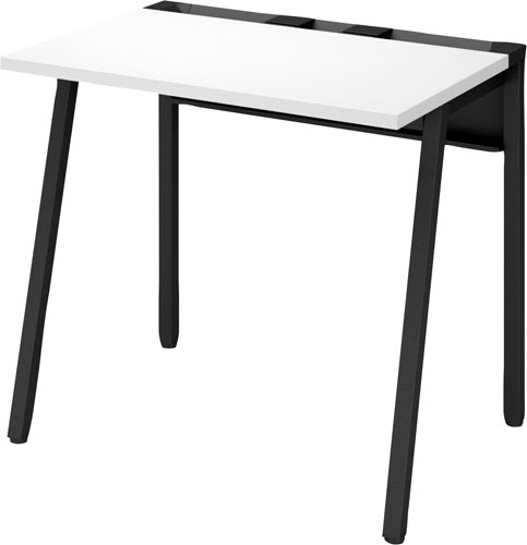 リーンデスク　Ｄ６００Ｗ８００　黒脚　白天板