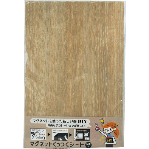 ﾏｸﾞﾈｯﾄくっつくｼｰﾄ 300×450 ﾅﾁｭﾗﾙｵｰｸ 1枚画像