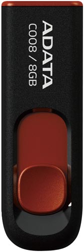 スライド式ＵＳＢメモリ　Ｃ００８　８ＧＢ　１０個