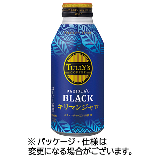 ﾀﾘｰｽﾞｺｰﾋｰ ﾊﾞﾘｽﾀｽﾞﾌﾞﾗｯｸ ｷﾘﾏﾝｼﾞｬﾛ 390mL ﾎﾞﾄﾙ缶 1ｹｰｽ(24本)