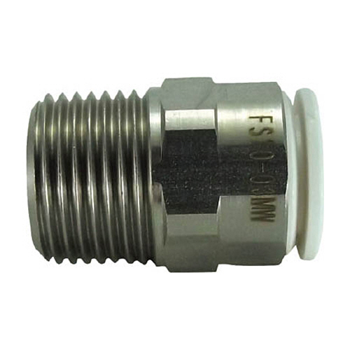 ﾀｯﾁｺﾈｸﾀｰﾌｧｲﾌﾞ ﾒｲﾙｺﾈｸﾀｰ(ﾎﾜｲﾄﾎﾞﾃﾞｨｰ)10mm･R3/8 1個画像