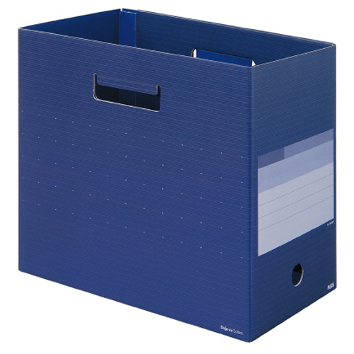 ﾃﾞｼﾞｬヴｶﾗｰｽﾞｼﾘｰｽﾞ ﾎﾞｯｸｽﾌｧｲﾙ ﾜｲﾄﾞ A4ﾖｺ 背幅160mm ﾈｲﾋﾞｰﾌﾞﾙｰ 1冊画像