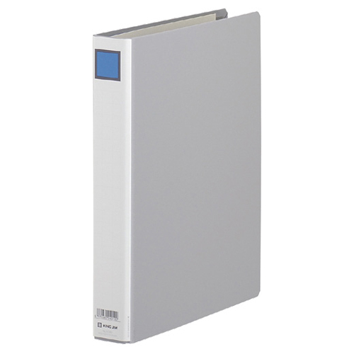 ｷﾝｸﾞﾌｧｲﾙG A4ﾀﾃ 300枚収容 30mmとじ 背幅46mm ｸﾞﾚｰ 1冊画像