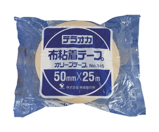 カラーオリーブテープ　NO.145　黄　50mm×25M画像