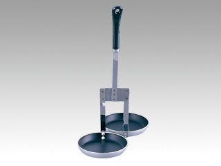 SAフッ素加工 2連式カキ揚レードル