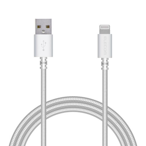 Ｌｉｇｈｔｎｉｎｇケーブル　高耐久　１．０ｍ　白画像