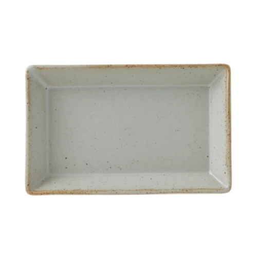プレート 8.5cm S KASANE レクタングル 陶器 ホワイト画像