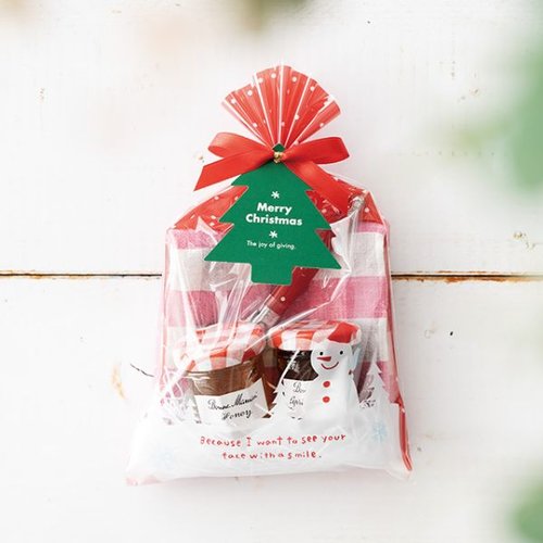 クリスマスオーナメント ワイヤータイ/ツリー-2(10個) ヘッズ カラフルなオーナメントが束ねられた状態、金属製のワイヤーで固定されている様子