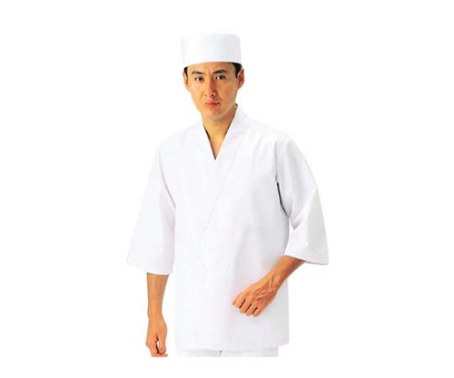 男性用 ハッピーコート（調理服）BC1350-0 L画像