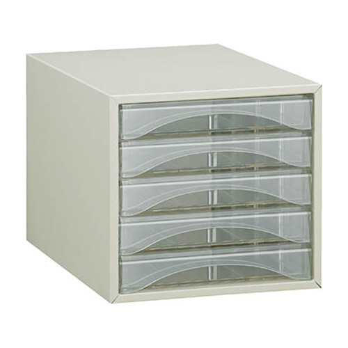 ﾚﾀｰｹｰｽ A4型･浅型ﾀｲﾌﾟ 5段 1台画像