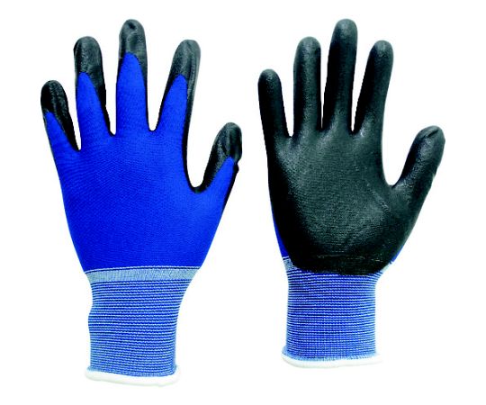 薄手ニトリルコーティング背抜き手袋 S画像