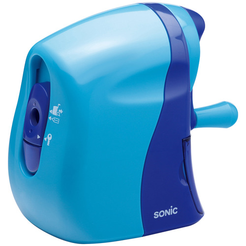 かるﾊｰﾌ 手動鉛筆削り 青 1台